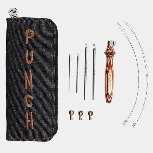 Set de agujas punzón KnitPro (Punch Needle) - Colores tierra