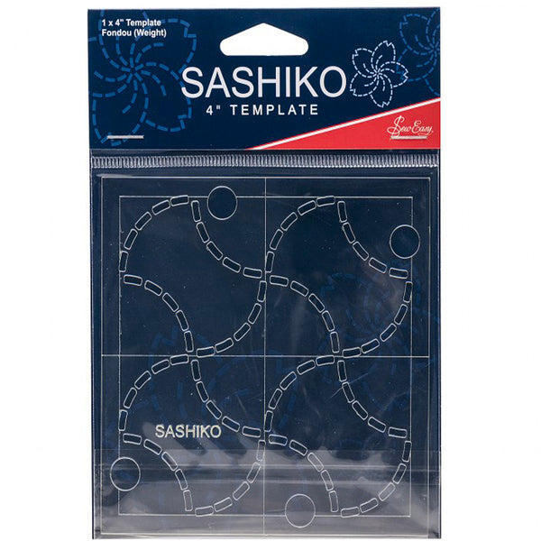 Plantilla Sashiko - Peso-Fondou - 4x4"