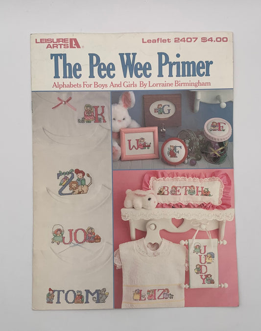 Plantilla "The pee wee primer" Alphabets for boys and girls By Lorraine Birmingham (Idioma inglés)