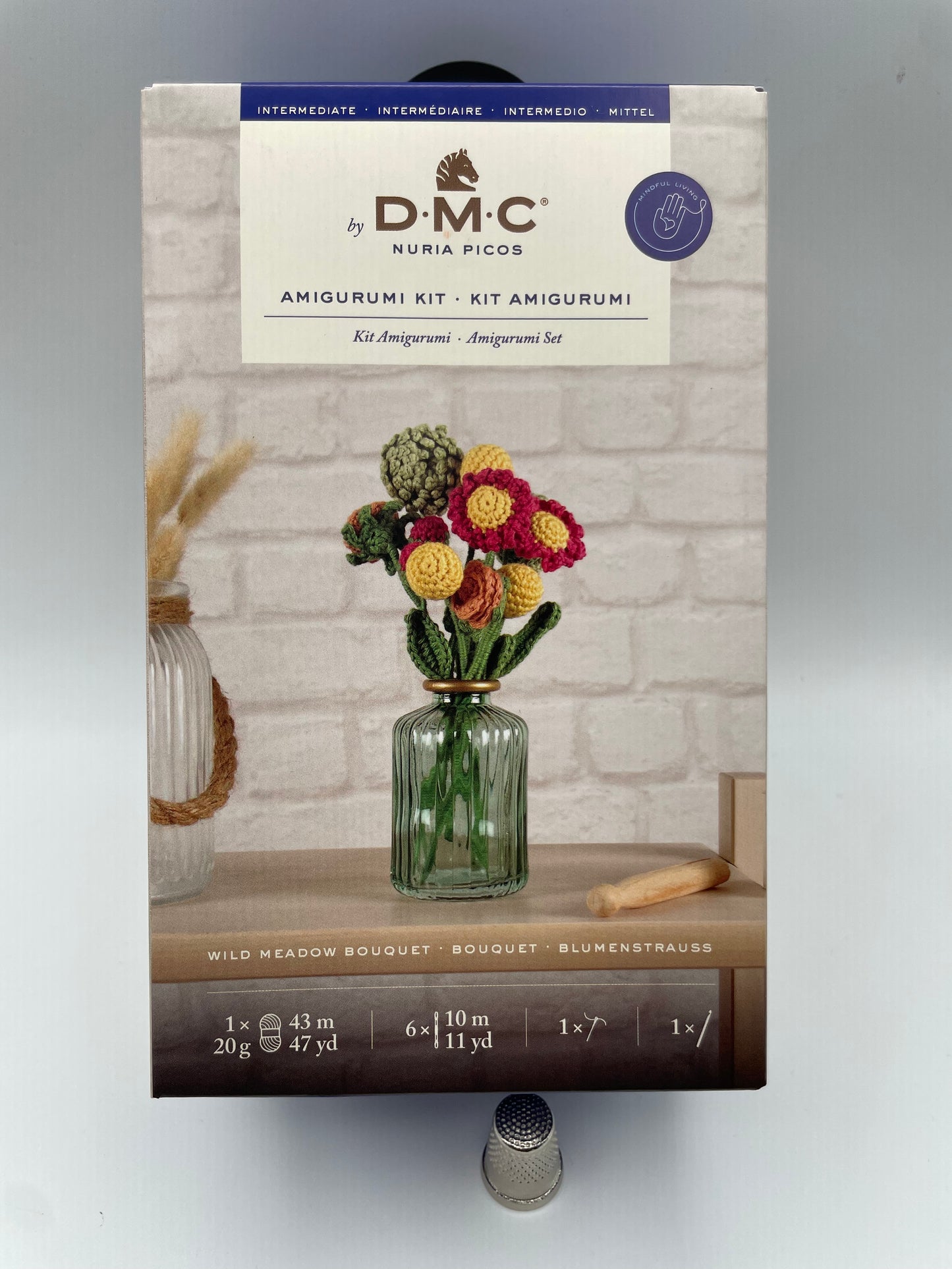 Kit amigurumi Bouquet de flores de DMC