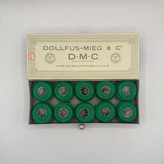 Caja de ovillos perlé Nº 5 (911) - 100% Algodón DMC