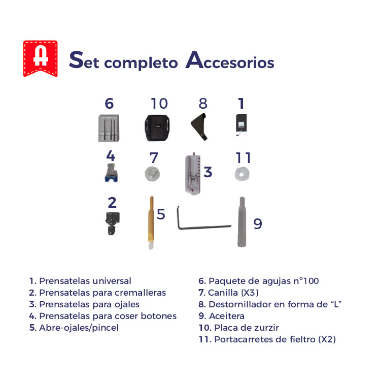 Máquina de coser doméstica Alfa Precise Denim Studio