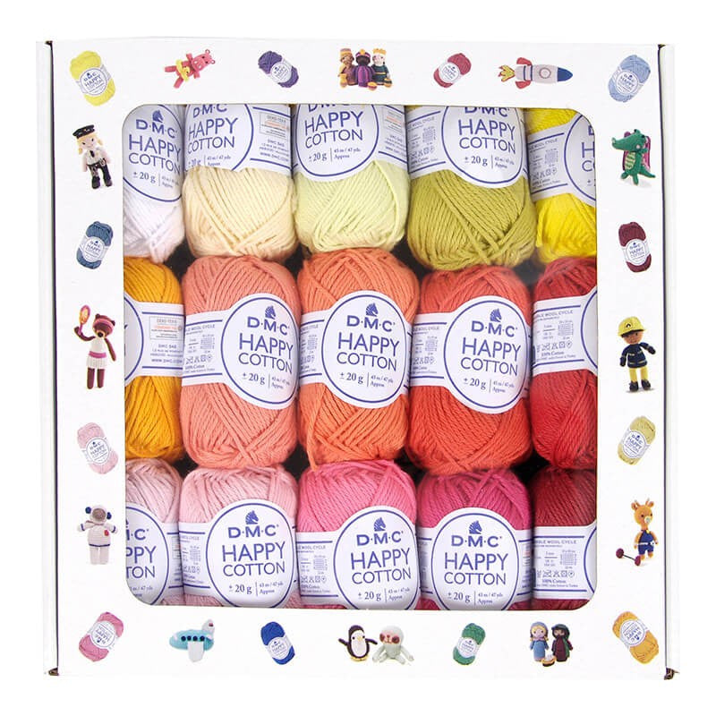 Pack 30 Ovillos DMC Happy Cotton