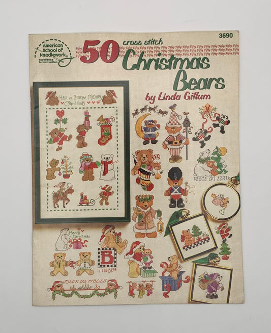 Plantilla "50 Christmas bears" By Linda Gillum 1997 (Idioma inglés)