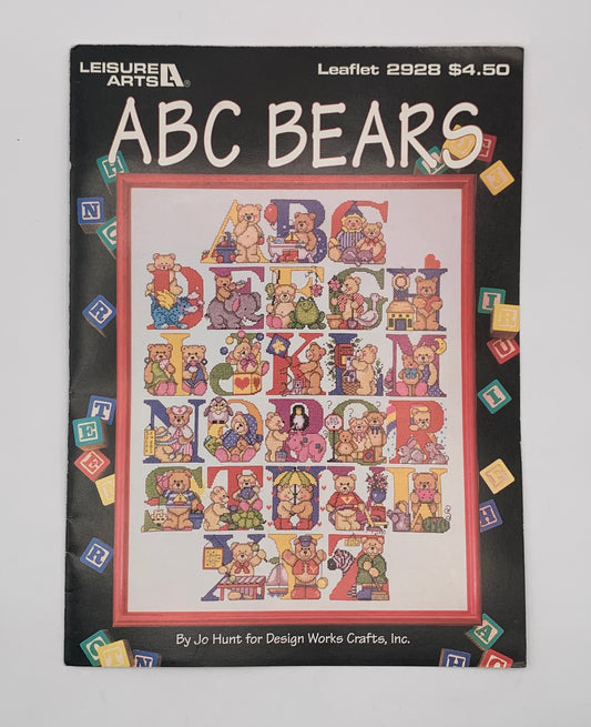 Plantilla "ABC Bears" Leisure Arts By Jo Hunt 1997 (Idioma inglés)
