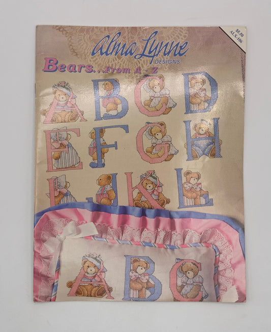 Plantilla "Alma Lynne Designs" Bears... From A - Z / Marzo 1994 (Idioma inglés)