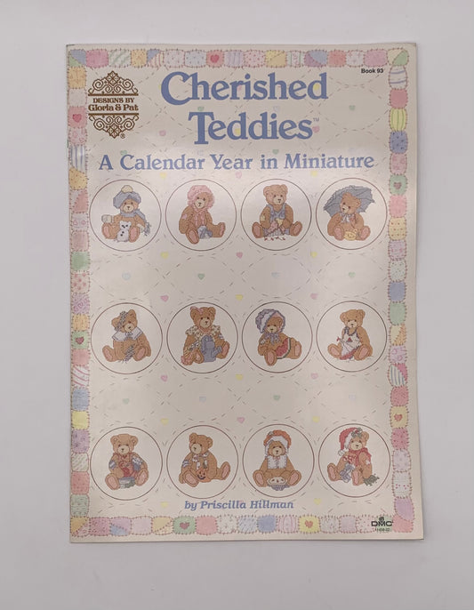 Plantilla "Cherished teddies" A calendar year in miniature / By Priscilla Hillman 1994 (Idioma inglés)