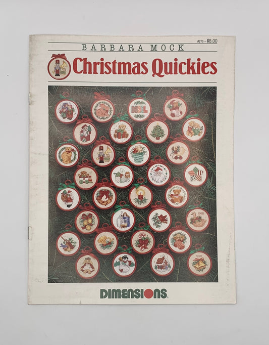 Plantilla "Christmas quickies" By Barbara Mock 1990 Dimensions (Idioma inglés)