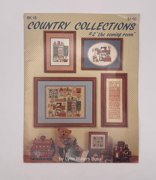 Plantilla "Country collections" Nº 2 The sewing room / By Lynn Waters Busa 1988 (Idioma inglés)