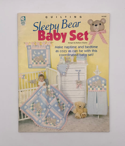Plantilla "Quilting sleepy bear" Baby set / By Barbara Clayton 2002 (Idioma inglés)