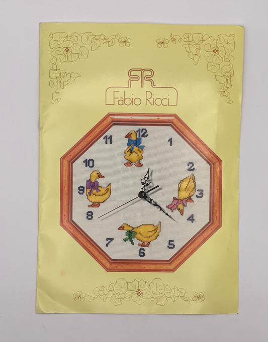 Plantilla "Reloj de patos" Fabio Ricci / Punto de cruz