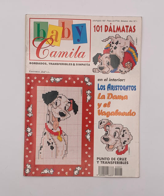 Revista "Baby Camila" Nº 1 Transferibles y dibujos en color / Julio-Agosto 1997