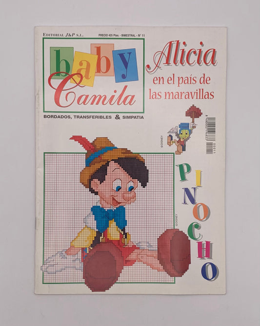 Revista "Baby Camila" Nº 11 Transferibles y dibujos en color / Marzo-Abril 1999