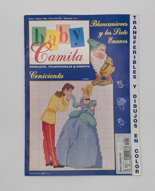 Revista "Baby Camila" Nº 4 Transferibles y dibujos en color / Enero-Febrero 1998