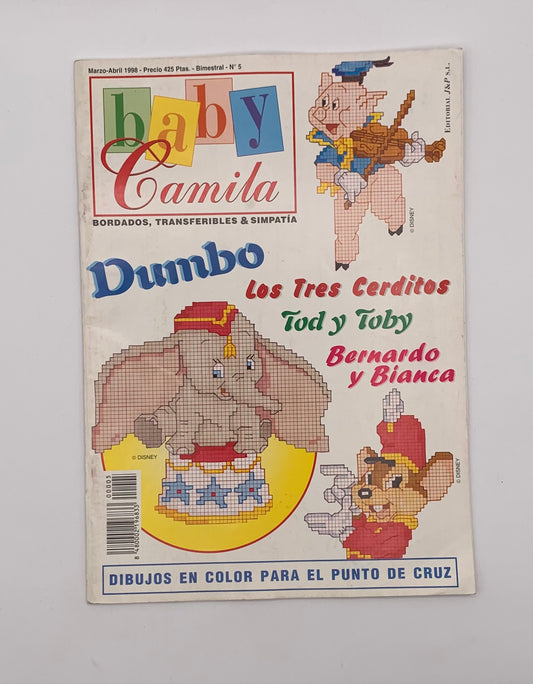 Revista "Baby Camila" Nº 5 Transferibles y dibujos en color / Marzo-Abril 1998