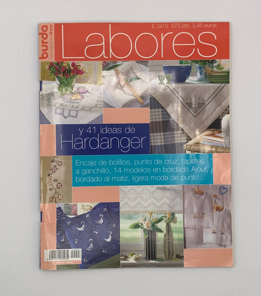 Revista "Labores" Burda Anna / Editorial Aurum Agosto 2000