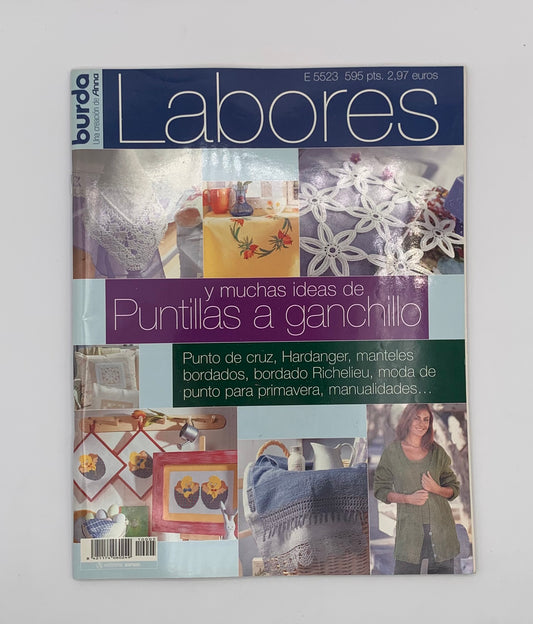 Revista "Labores" Burda Anna / Editorial Aurum Julio 2001