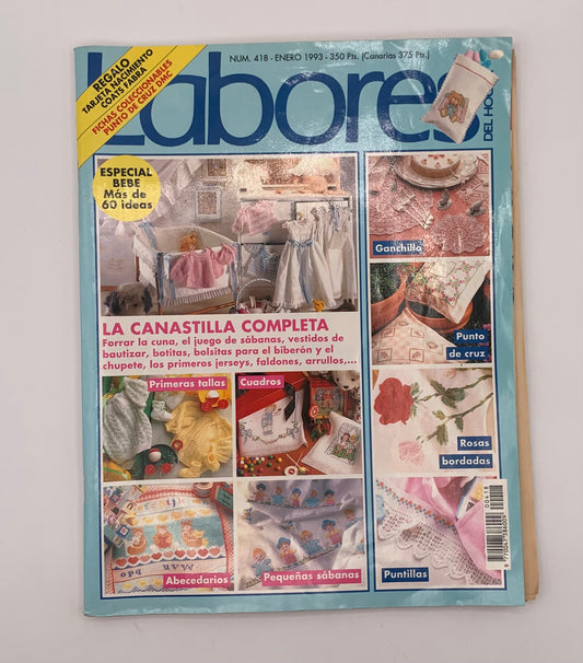 Revista "Labores del hogar" Nº 418 Enero 1993