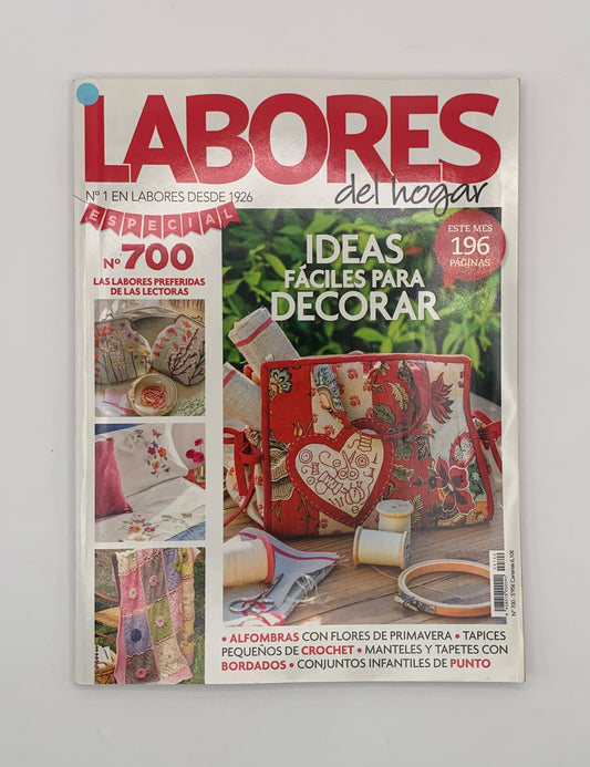 Revista "Labores del hogar" Nº 700 Especial las labores preferidas de las lectoras