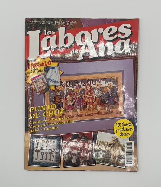 Revista "Las labores de Ana" Punto de cruz Nº 60