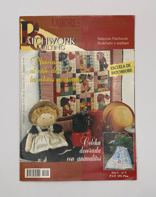 Revista "Patchwork quilting" Labores - Año 1 Nº 1 / 1998