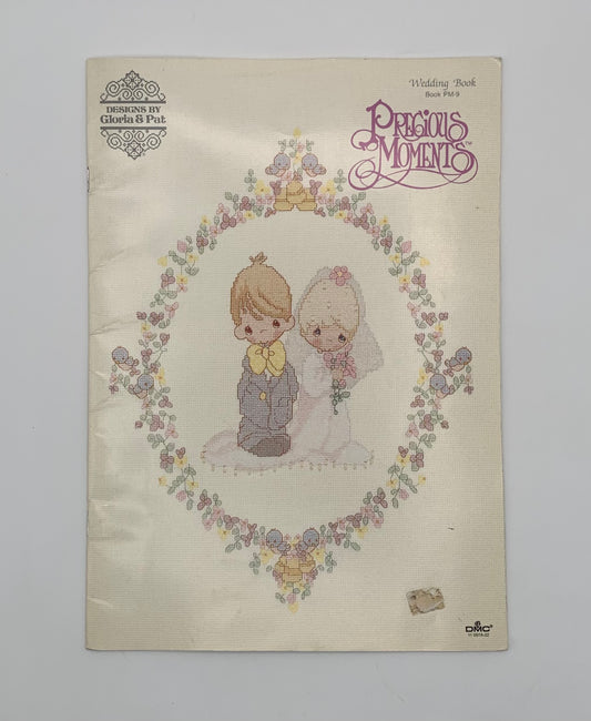 Revista punto de cruz "Precious Moments" Wedding book / Designs by Gloria & Pat (Idioma inglés)
