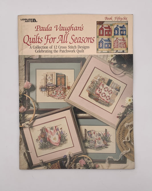 Revista "Quilts for all seasons" By Paula Vaughan / Leisure Arts 1994 (Idioma inglés)