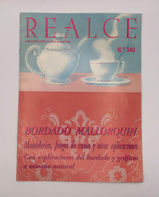 Revista "REALCE" Bordado Mallorquin Nº 340
