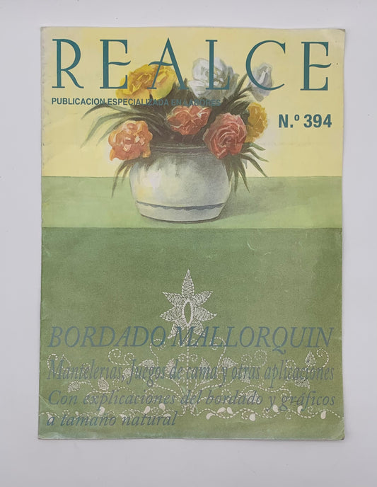 Revista "REALCE" Bordado Mallorquin Nº 394