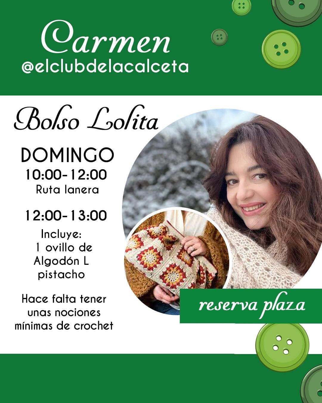 Ruta lanera y Taller con la creadora Carmen Gómez