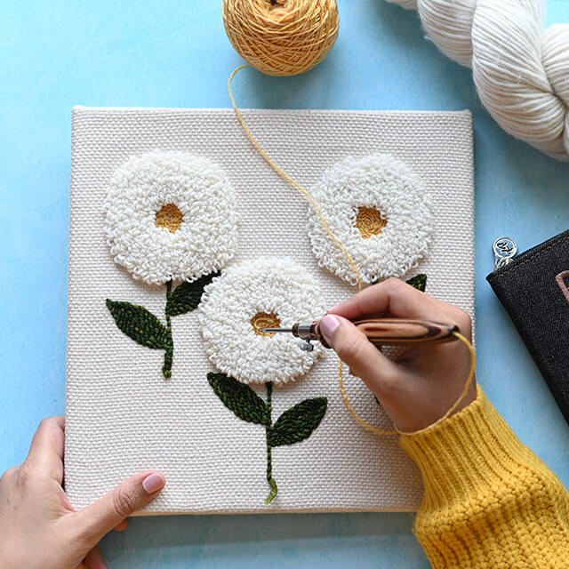 Set de 2 bastidores cuadrados con tela KnitPro