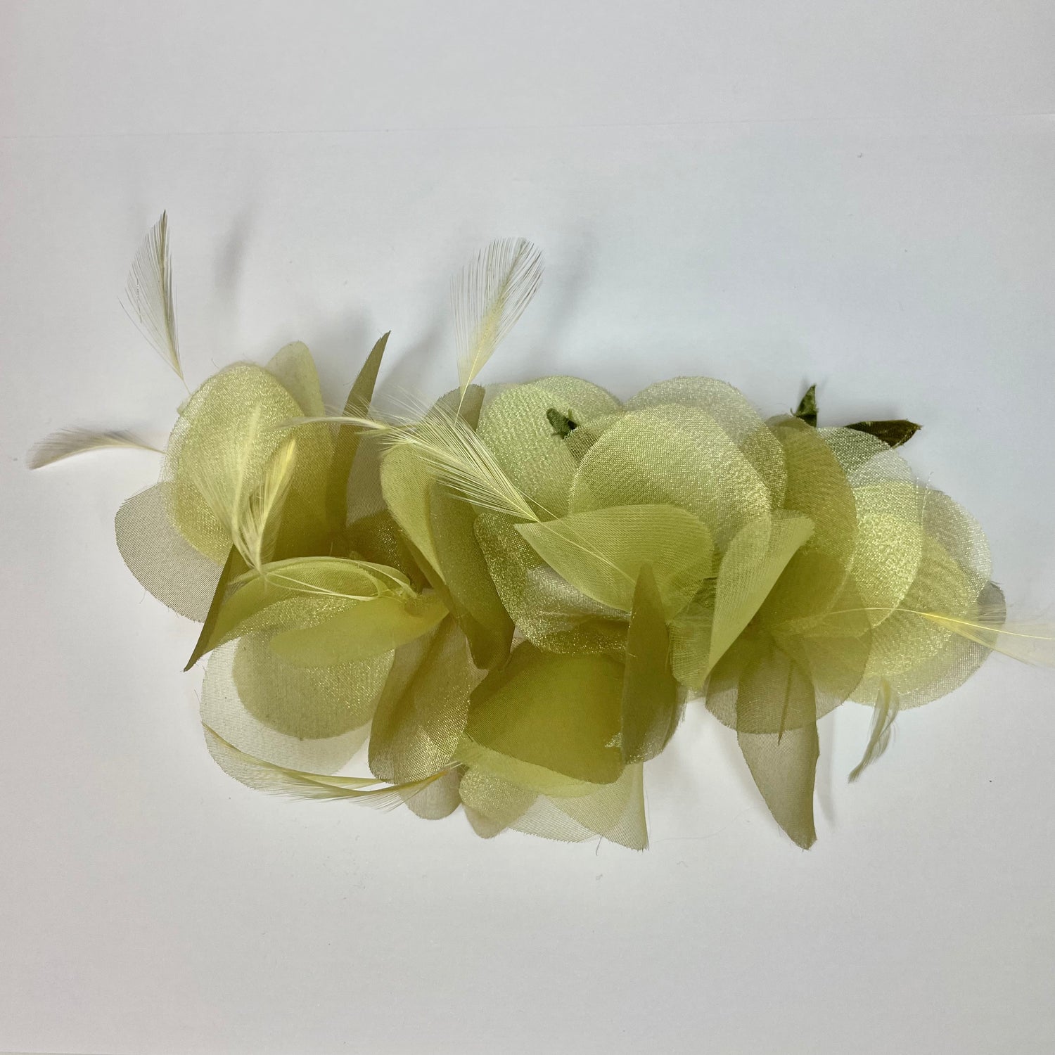 Flores de tela decorativas para ropa y accesorios