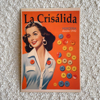 Pack de 7 postales mercería La Crisálida