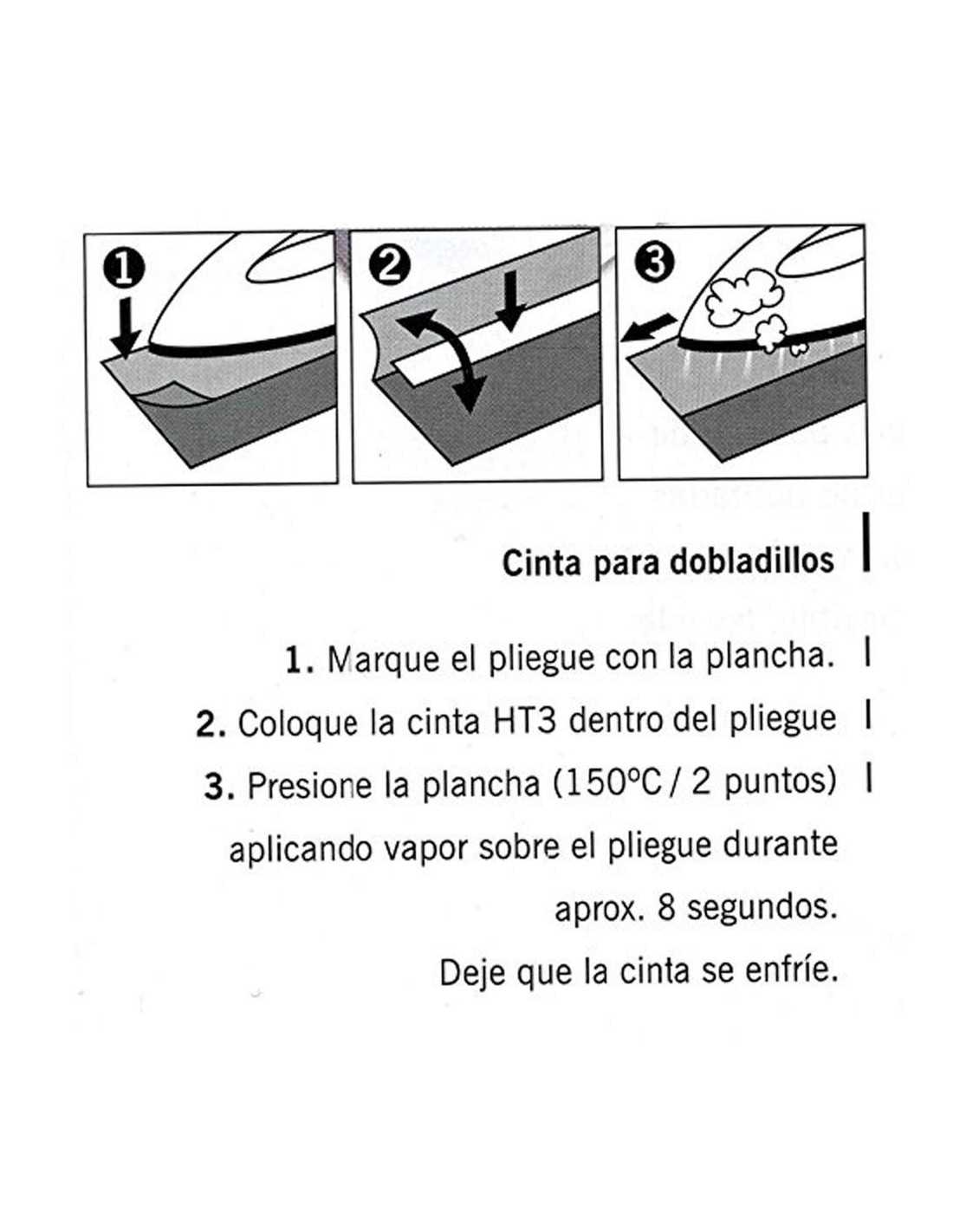 Cinta de entretela para dobladillo 3cmx10mts. GÜTERMANN