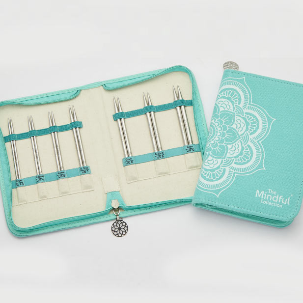 Set de agujas para tejer intercambiables KnitPro Mindful Believe