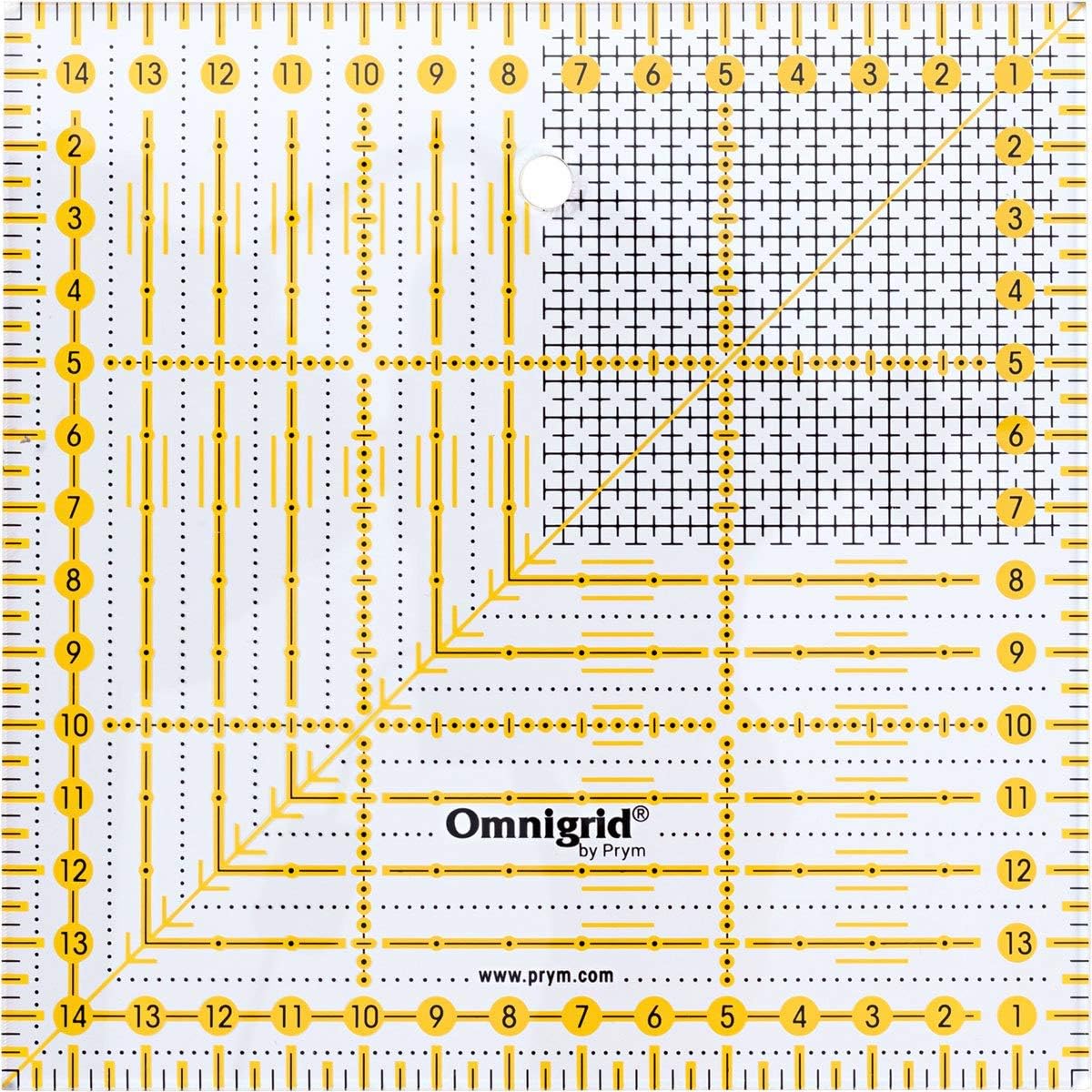 Regla Universal 15x15cm Omnigrid PRYM