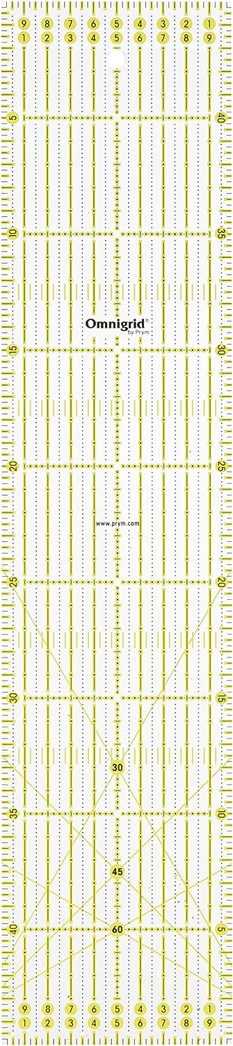 Regla Universal 10x45cm Omnigrid PRYM