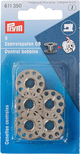 Canillas de metal garfio CB para máquina de coser 20,5mm (5uds.) PRYM