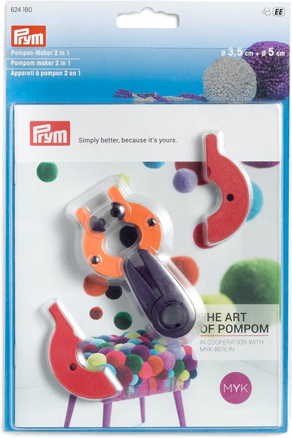 Kit para hacer pompones 2 en 1 PRYM