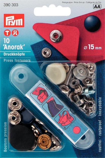 Broche "Anorak" 15mm PRYM