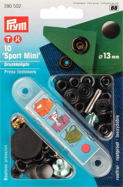 Botones de presión "Sport Mini" 13 mm PRYM