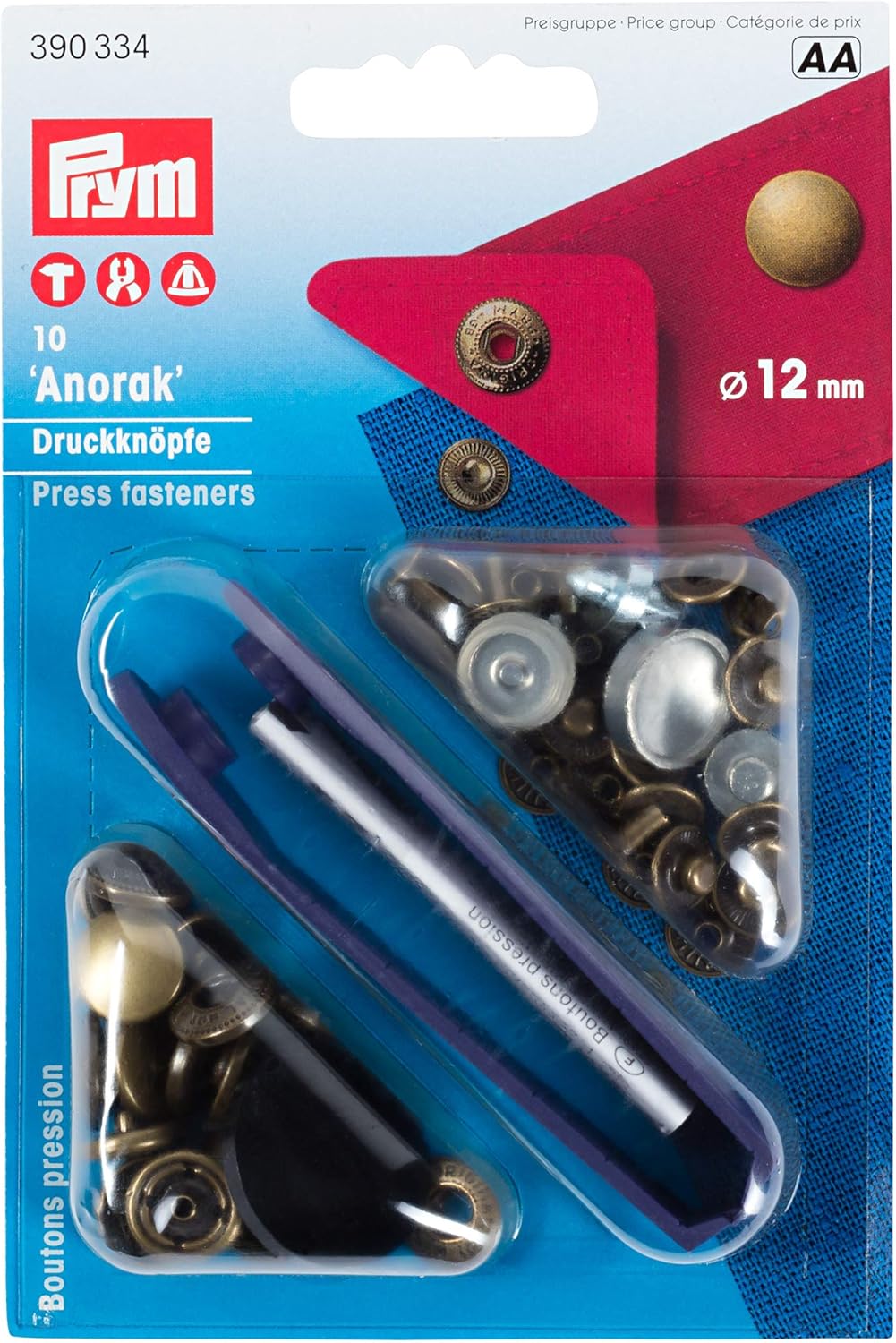 Broche "Anorak" 12mm PRYM