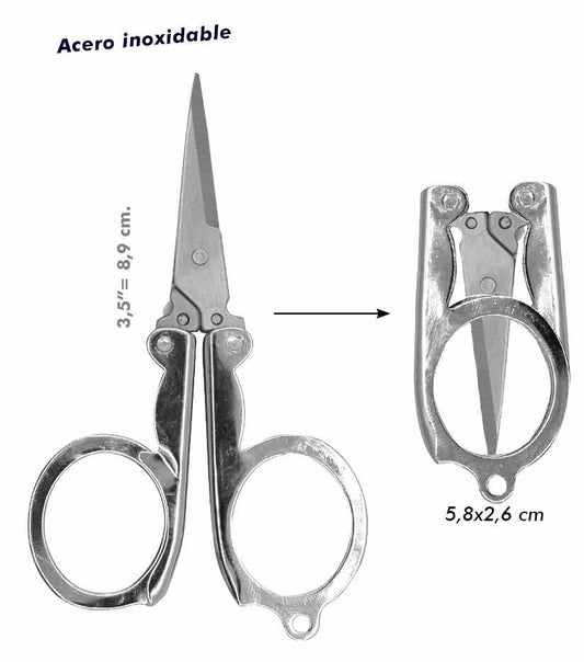 Tijera plegable de viaje