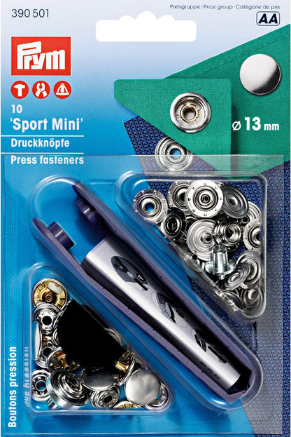 Botones de presión "Sport Mini" 13 mm PRYM