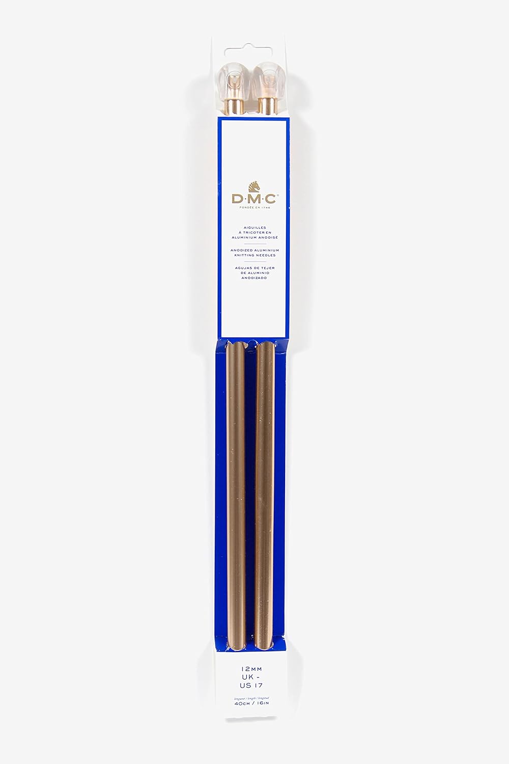 Agujas de tejer 40cm DMC Rose Gold