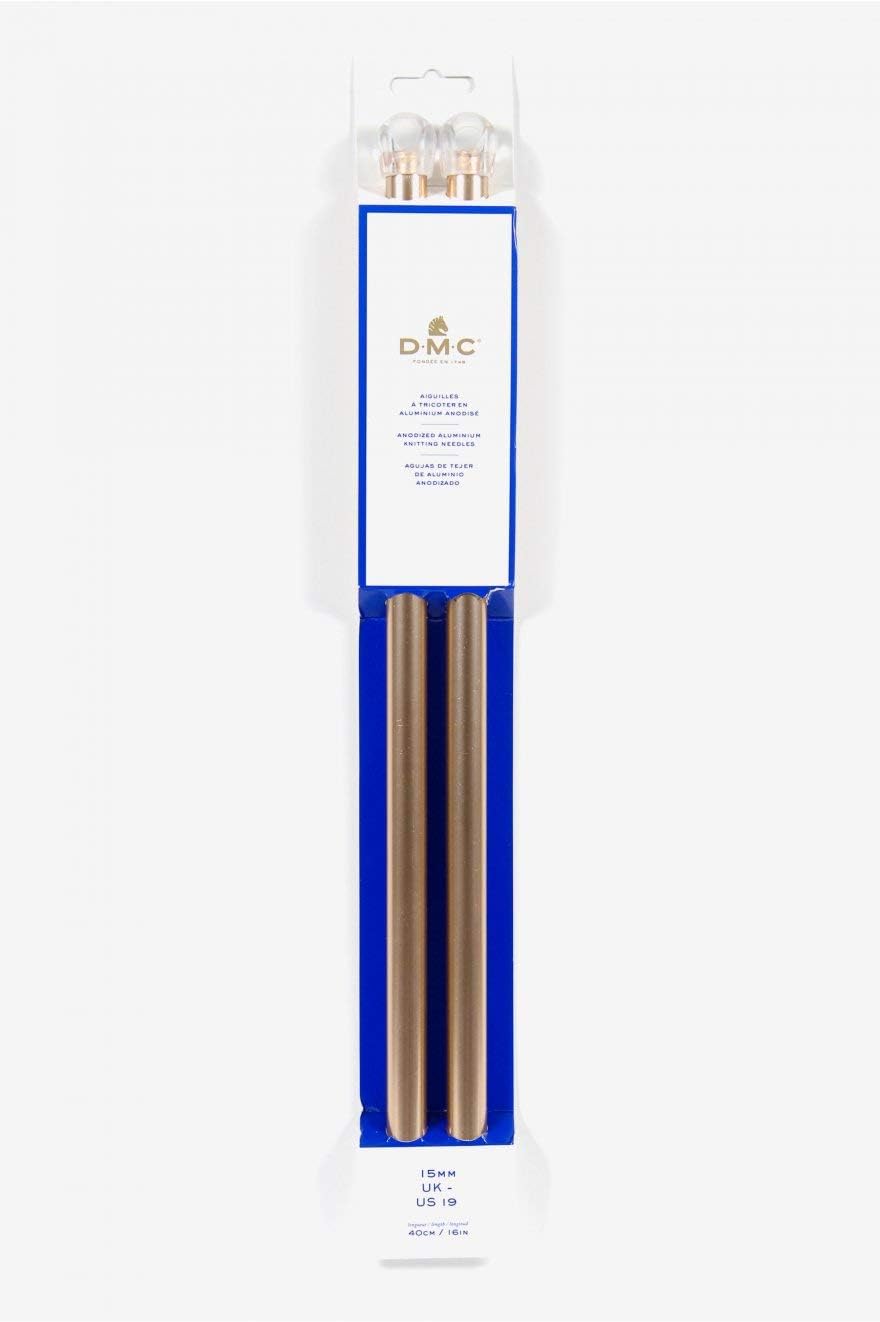 Agujas de tejer 40cm DMC Rose Gold