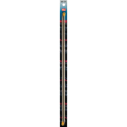 Agujas de tricotar de aluminio color plata 40 cm PRYM