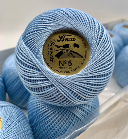 Perlé FINCA Nº 5 (36) - 100% Puro Algodón Egipcio Mercerizado