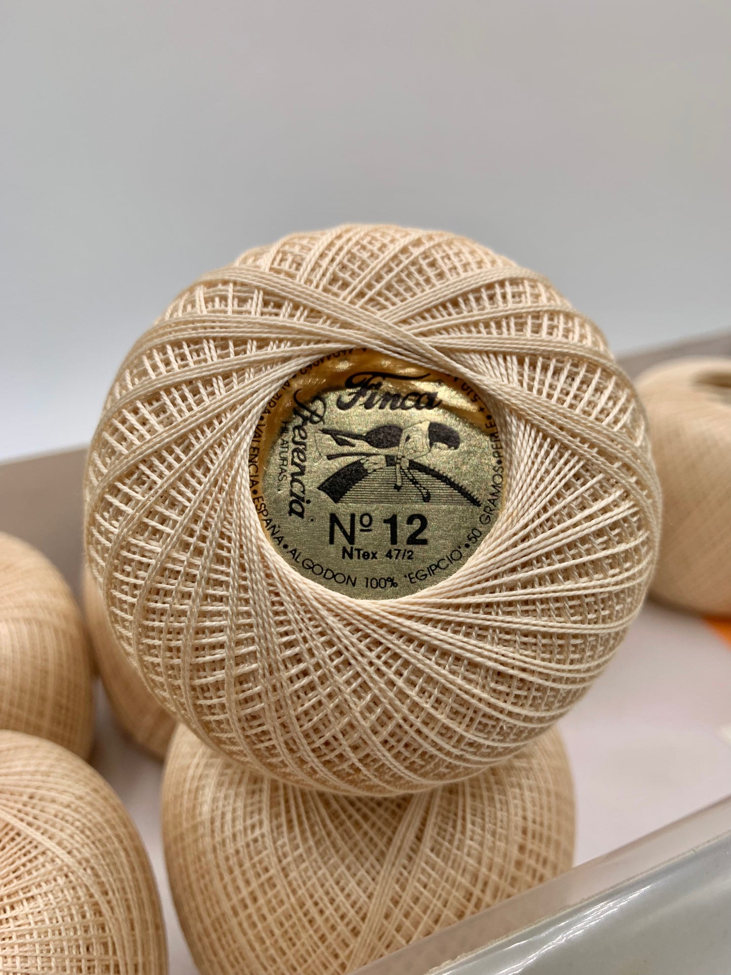 Perlé FINCA Nº 12 (CRUDO) - 100% Puro Algodón Egipcio Mercerizado