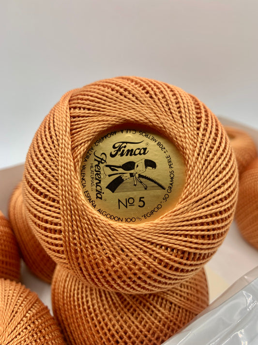 Perlé FINCA Nº 5 (32) - 100% Puro Algodón Egipcio Mercerizado